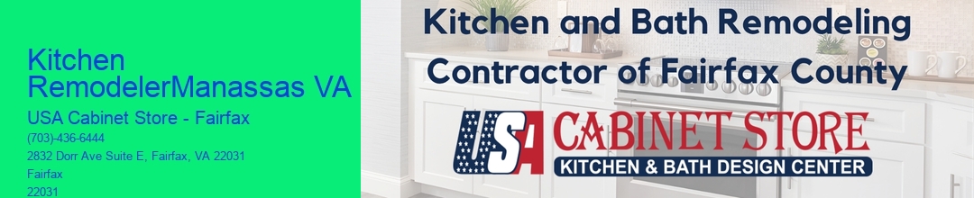 Kitchen RemodelerManassas VA 