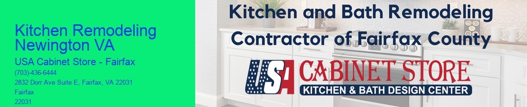 Kitchen Remodeling Newington VA